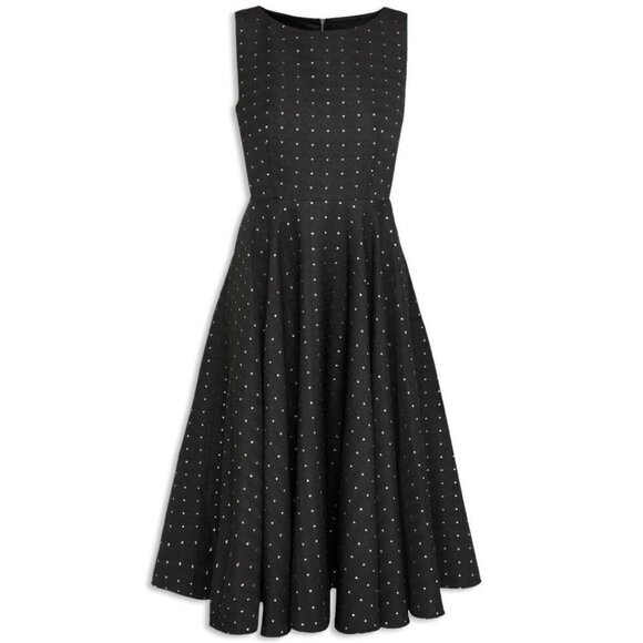 Ted Baker Lysanda Cut Out Jacquard Dress - Picture 2 of 6